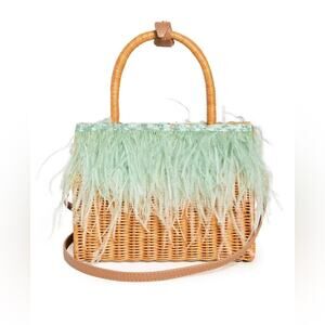 Serpui Cynthia Wicker Bag